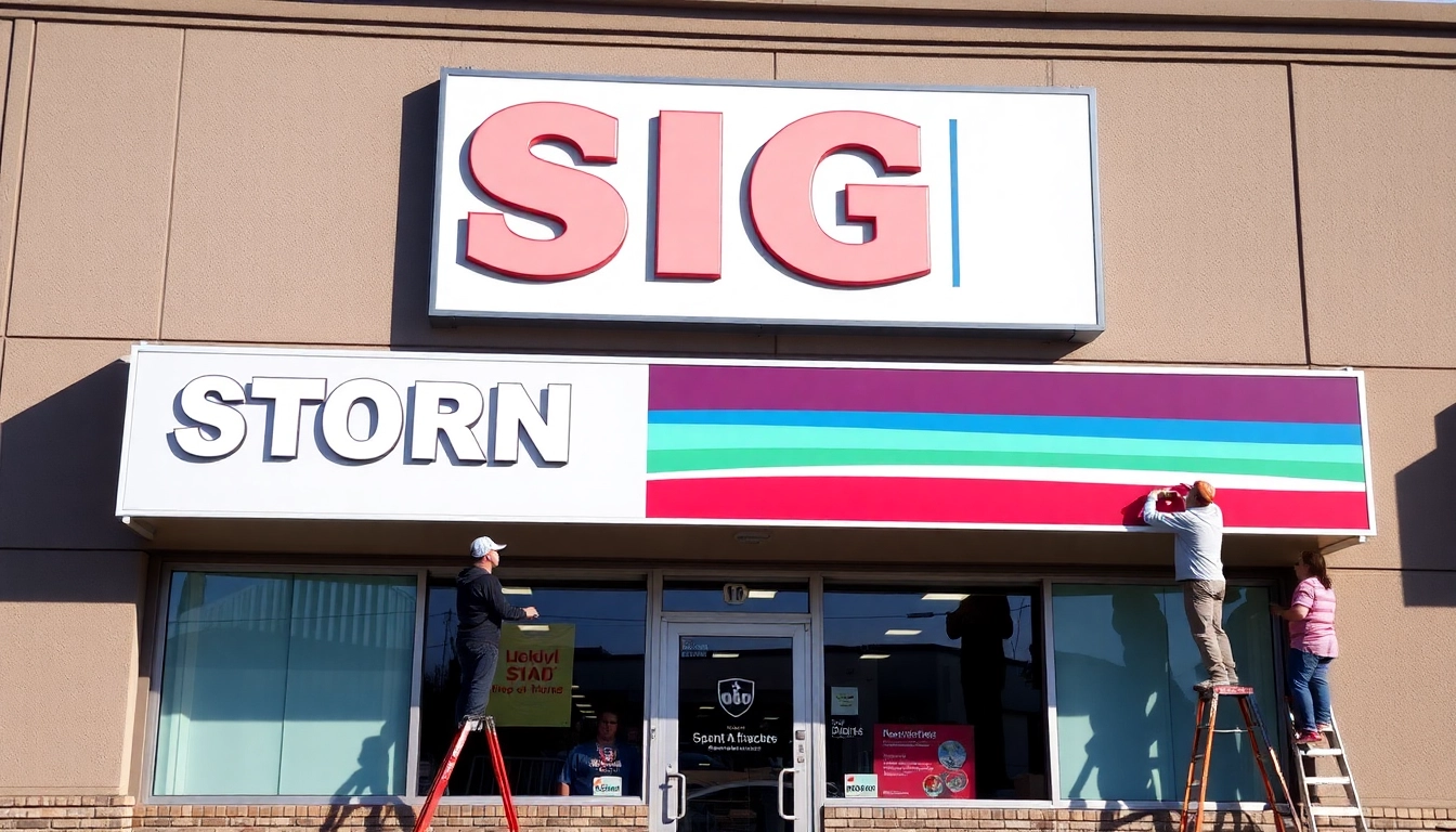 Experienced sign company in Louisville designing and installing eye-catching commercial signs