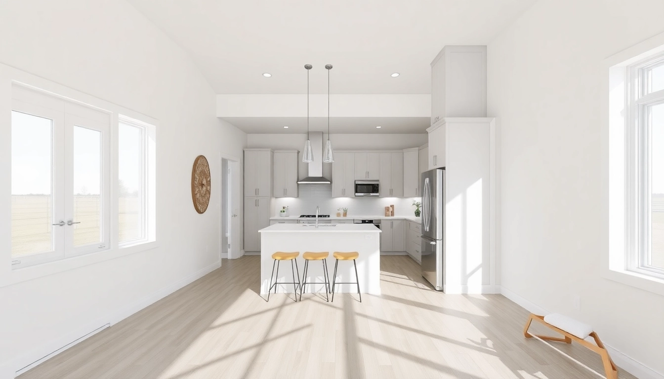 Professional contractor showcasing a home renovation in airdrie with modern kitchen upgrades